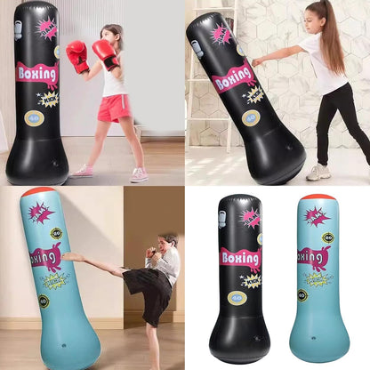 Inflatable punching bag