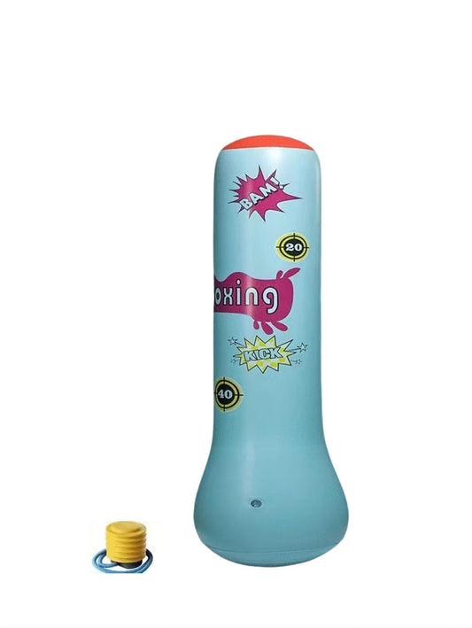 Inflatable punching bag