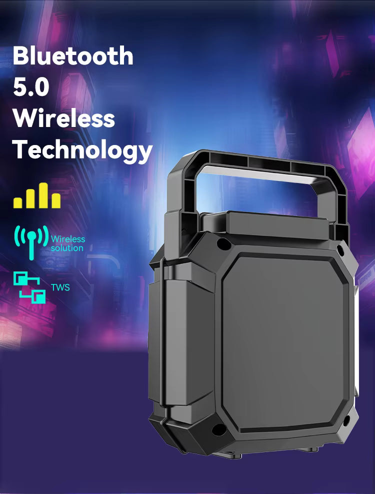 ZQS1487 4-Inch Mini BT/USB Speaker With Wireless Microphone