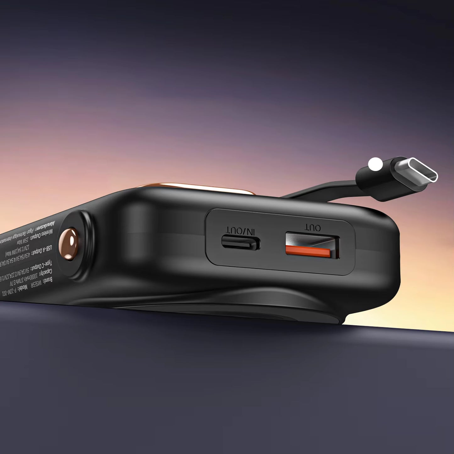 10000 maH Wireless Charging Powerbank