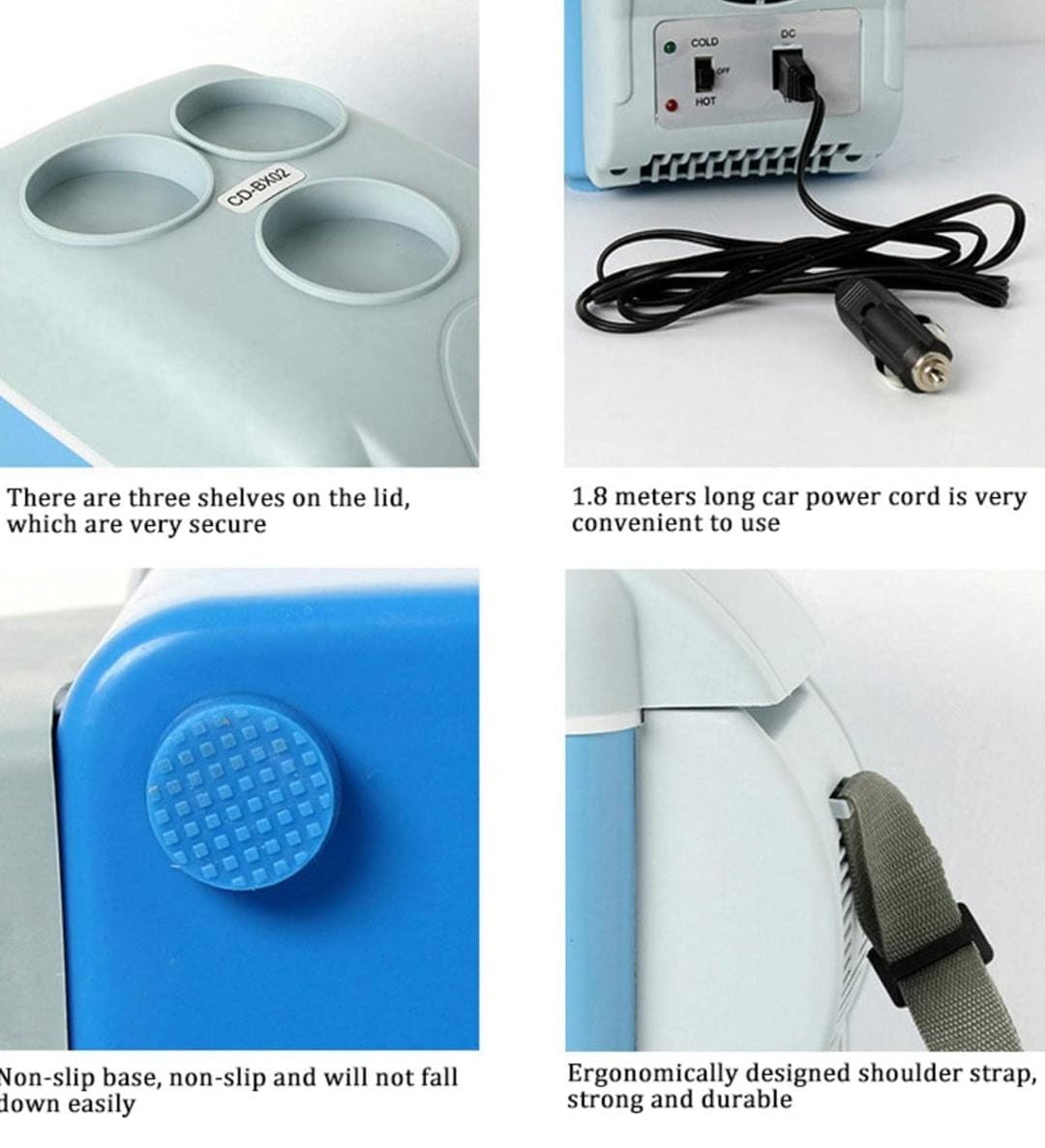 PORTABLE ELECTRONIC Cooling & warming refrigerator