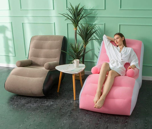 Inflatable sofa single bed