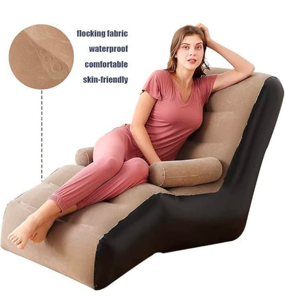 Inflatable sofa single bed