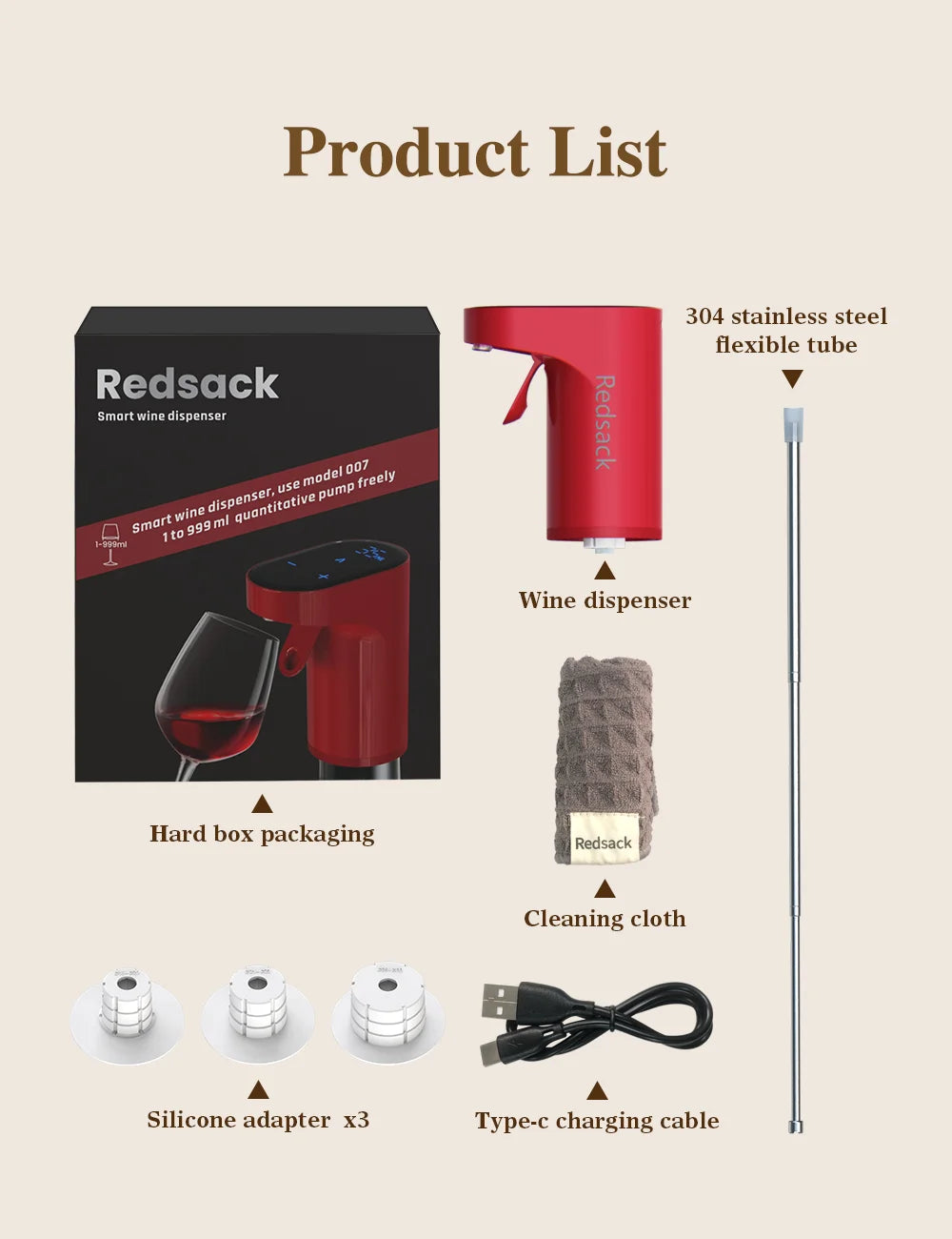REDSACK Smart Wine Dispenser