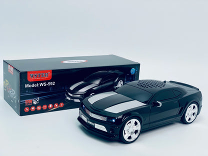 WS-592 Portable Car-Shaped Rechargeable Bluetooth Speaker