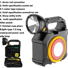 MX-5511 Solar Working Light Tool Set