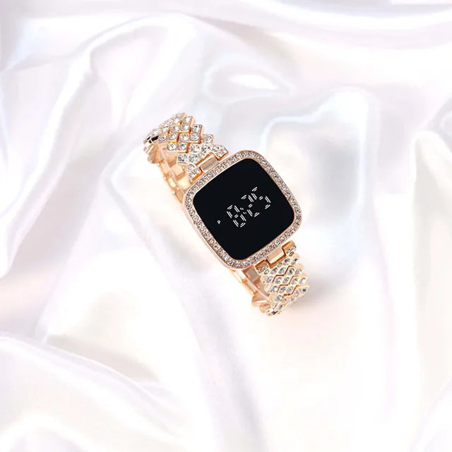 Digital Rhinestone Watch Set of 4