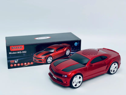 WS-592 Portable Car-Shaped Rechargeable Bluetooth Speaker