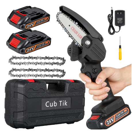 E+ MINI ELECTRIC CHAINSAW CORDLESS MACHINE
