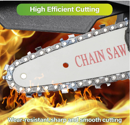 E+ MINI ELECTRIC CHAINSAW CORDLESS MACHINE