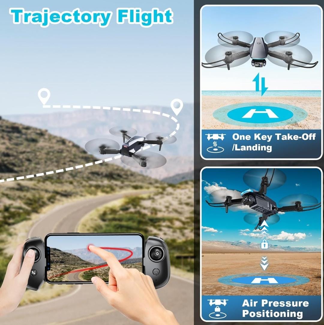 A foldable RC quadcopter DRONE