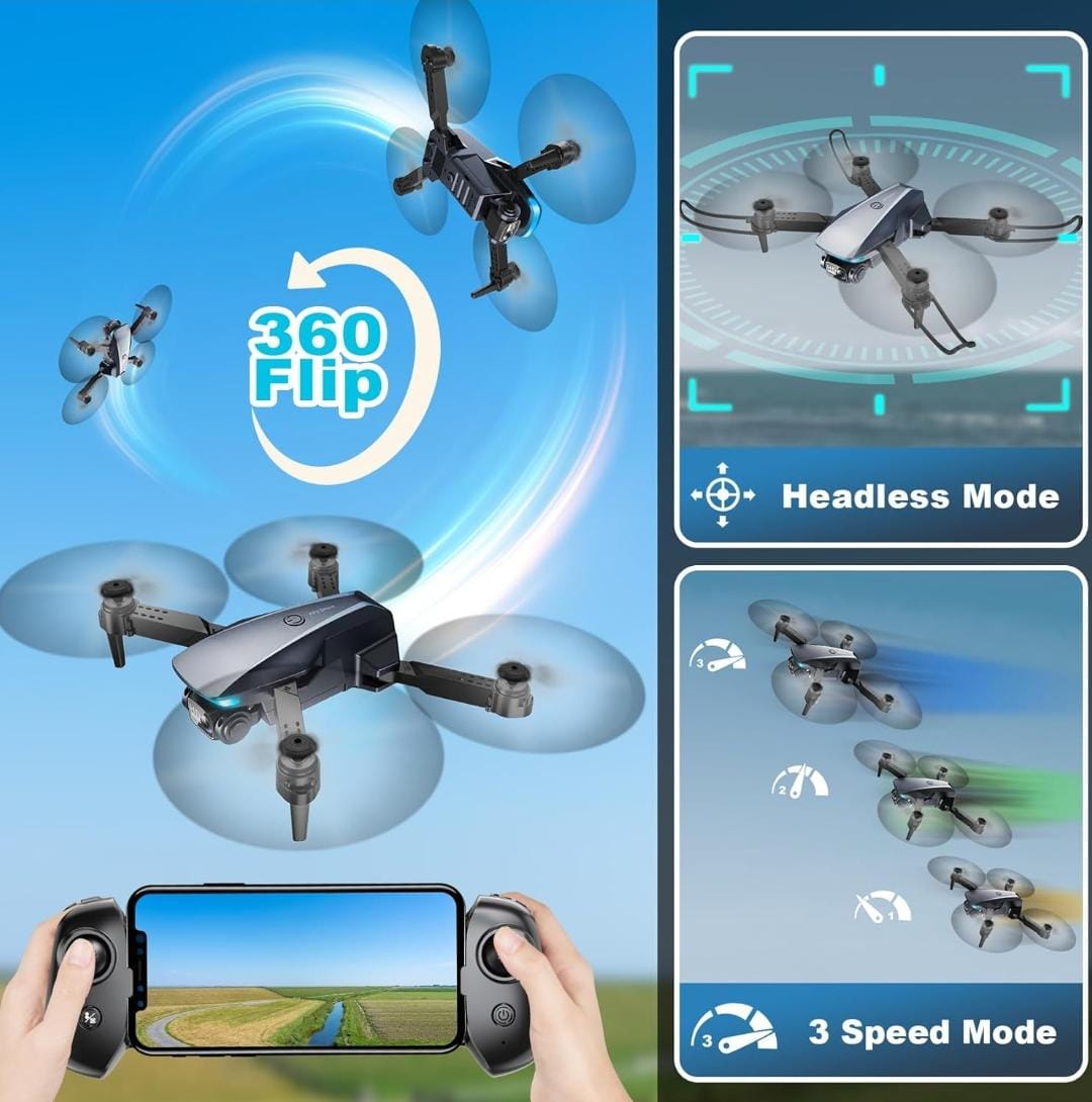 A foldable RC quadcopter DRONE