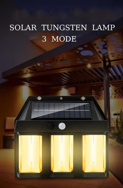 Solar interaction wall lamp