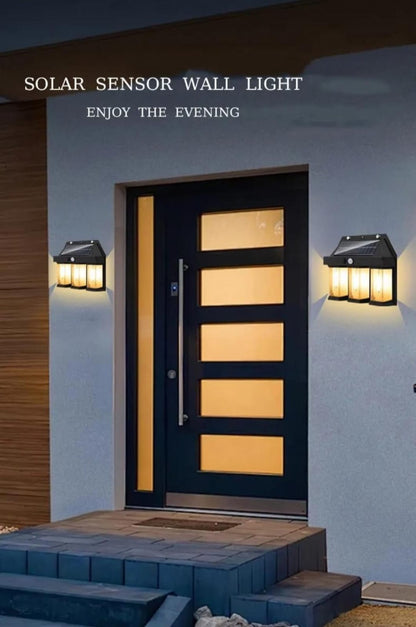 Solar interaction wall lamp