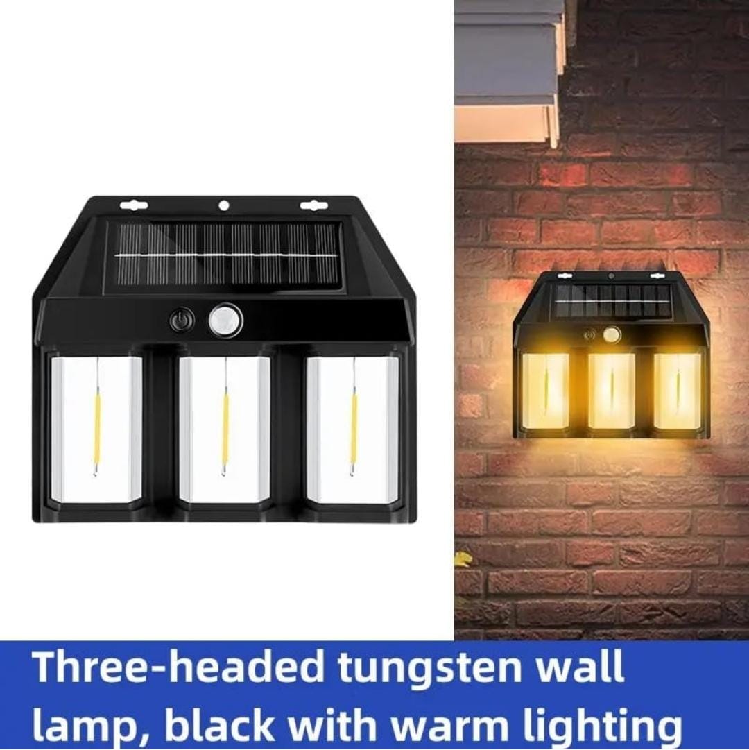 Solar interaction wall lamp