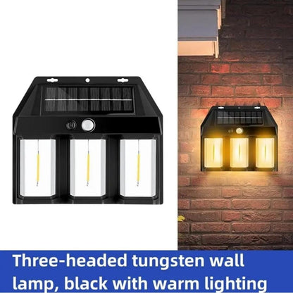Solar interaction wall lamp