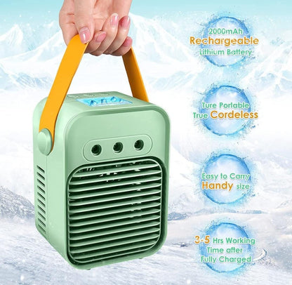 Portable spray fan