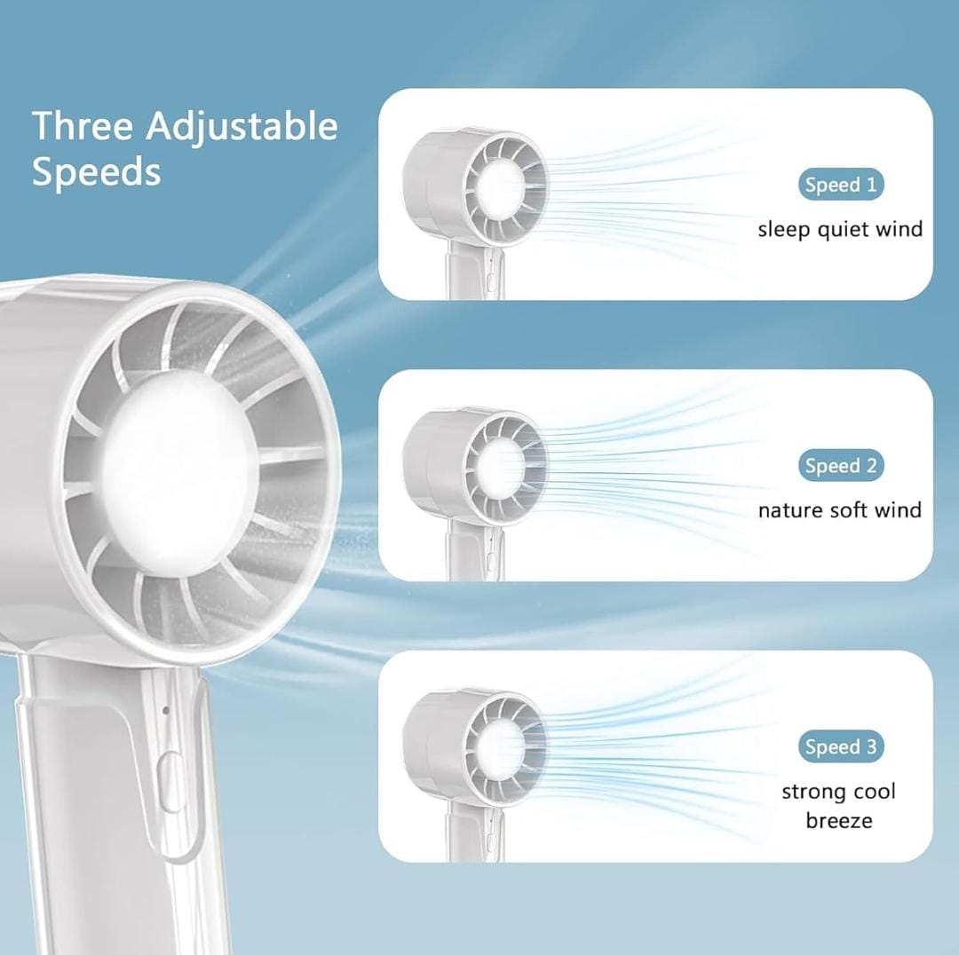 Handheld mini fan