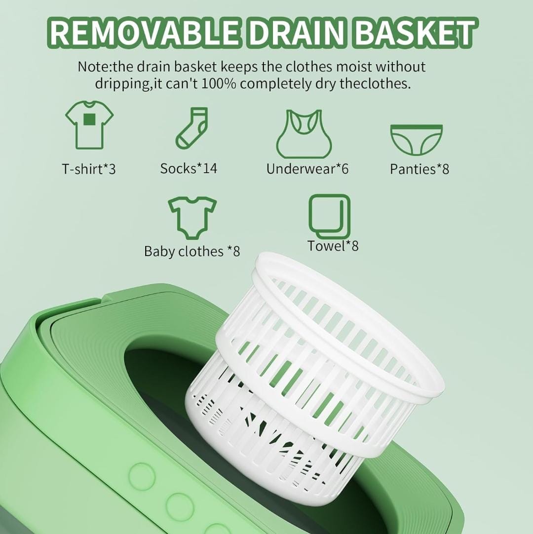 Folding portable Washing machine