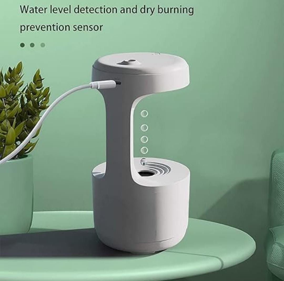 Anti-Gravity Water Droplet Humidifier