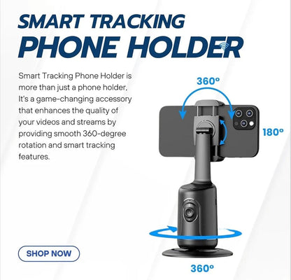 Auto face tracking selfie stick tripod