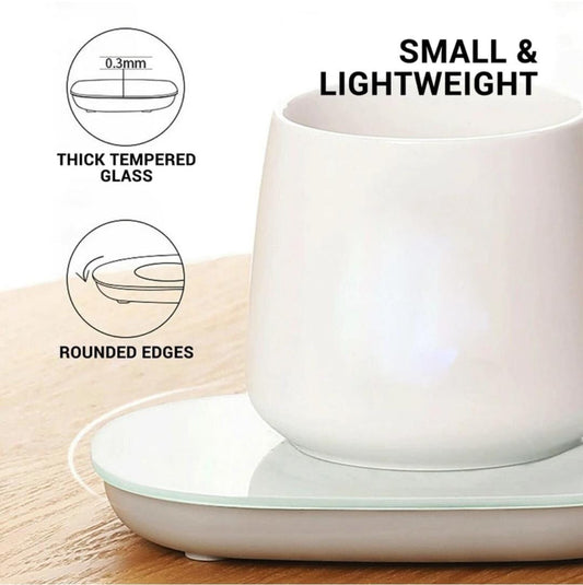 E+ Electric mug warmer set