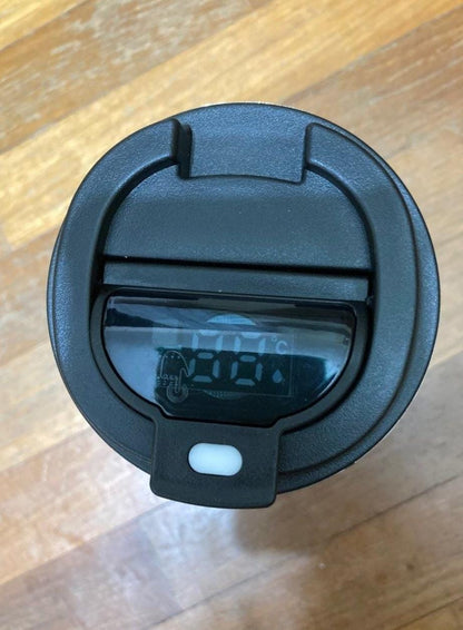 Vacuum flag container