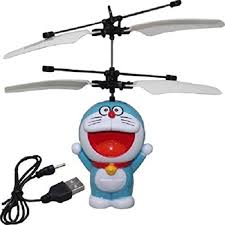 Flying induction aircraft toy