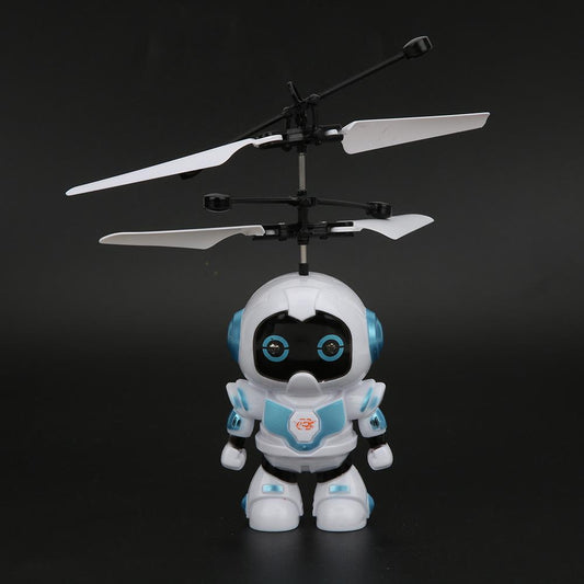 Flying induction aircraft toy ROBOT