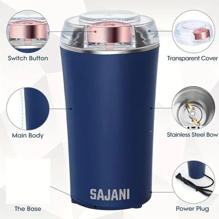 4 inch Portable Electric Spice Coffee Grinder