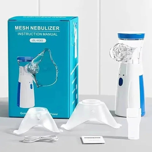 Portable Nebulizer for Adults,Kids for Breathing Problem White-Blue Nebulizer