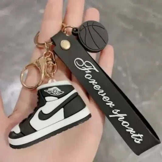 N*KE JORDAN CLASSIC BLACK SHOE KEYCHAIN W STRAP Key Chain