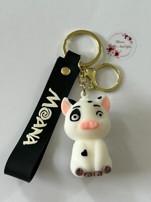 MONA THEMED PUA PIG KEYCHAIN