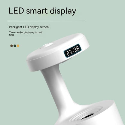 Anti-gravity Humidifier with Clock