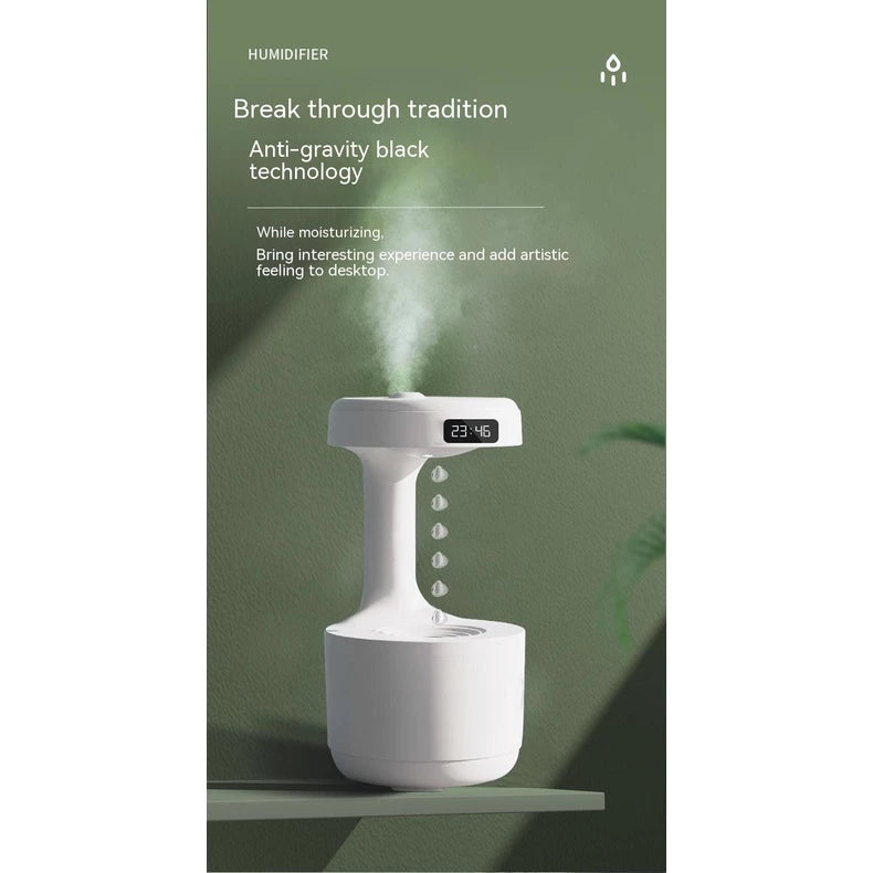 Anti-gravity Humidifier with Clock