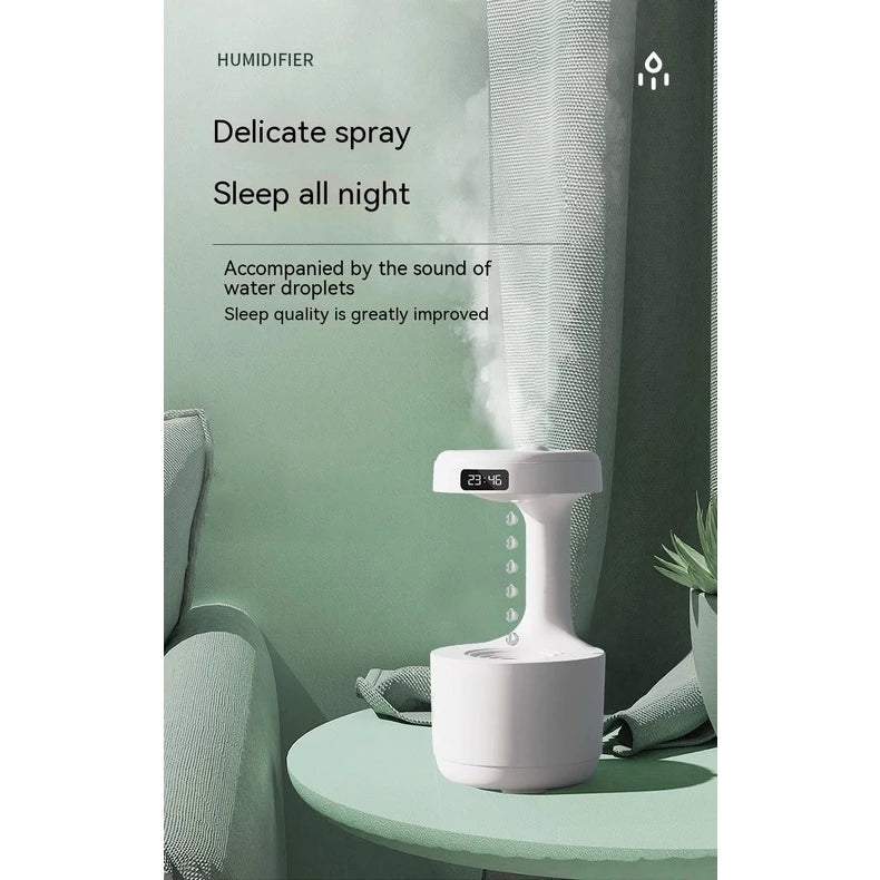 Anti-gravity Humidifier with Clock